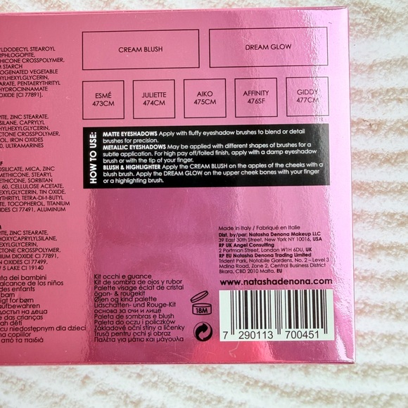 Natasha Denona Love Face Palette Blush Highlighter Makeup Palette - Picture 4 of 8